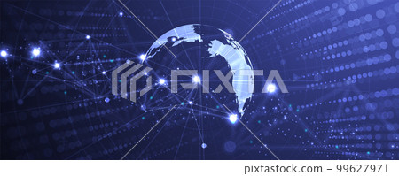 Technology background, futuristic and innovative for technology companies, startups, and businesses in related fields. 99627971