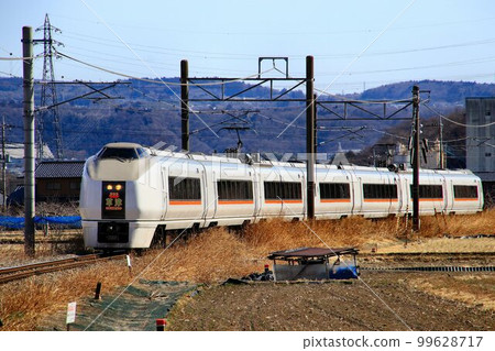 To Kusatsu Onsen ... Hot spring limited express "Kusatsu" 651 series 1000 series To Kusatsu Onsen ... Hot spring limited express "Kusatsu" 651 series 1000 series 99628717