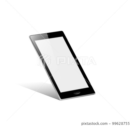Realistic smartphone mockup. Cellphone frame with blank display isolated templates, phone different angles views. Vector mobile device concept Realistic smartphone mockup. Cellphone frame with blank display isolated templates, phone different angles views. Vector mobile device concept 99628755
