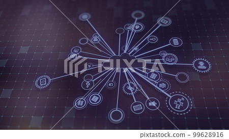 3D rendering the concept of cloud technologies... - Stock Illustration ...