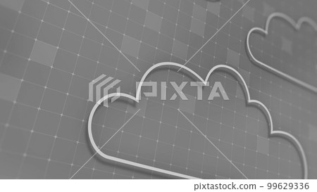 3D rendering the concept of cloud technologies and server data processing 3D rendering the concept of cloud technologies and server data processing 99629336