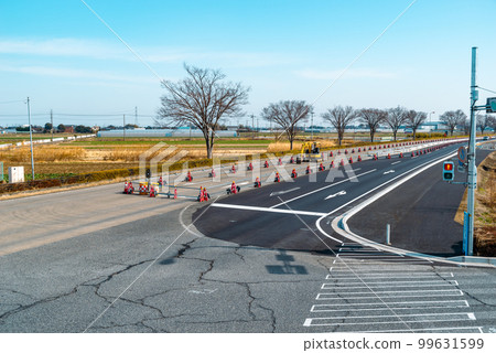 主幹道車道數增加工程 國道 17 號上部道路上行方向鳥瞰圖 2023.02 b-3 淺色調 99631599