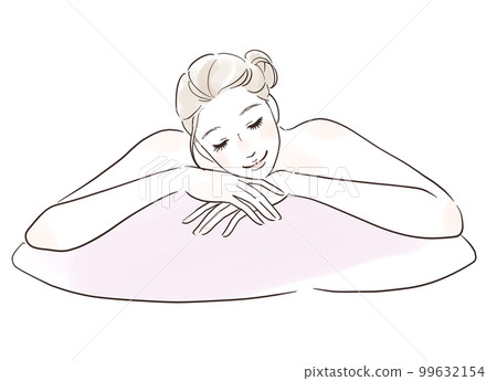 閉著眼睛放鬆的女人美容院 閉著眼睛放鬆的女人美容院 99632154
