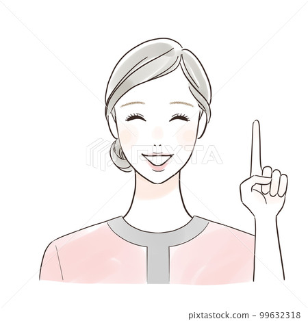 美學家微笑著指著 99632318