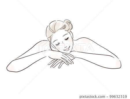 閉著眼睛放鬆的女人美容院 99632319