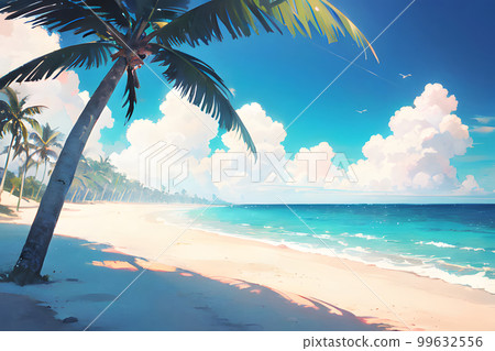 熱帶海灘夏季海上度假圖 熱帶海灘夏季海上度假圖 99632556