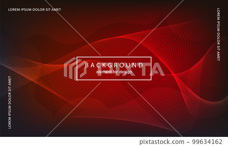 Abstract background. Wave element for design poster. Digital frequency track equalizer. Stylized line art. Colorful shiny wave lines created using blend tool. Curved wavy line smooth stripe. Vector. Abstract background. Wave element for design poster. Digital frequency track equalizer. Stylized line art. Colorful shiny wave lines created using blend tool. Curved wavy line smooth stripe. Vector. 99634162