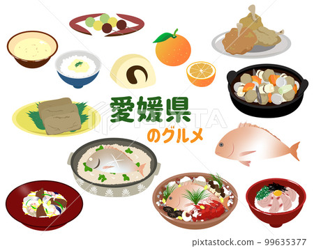 Ehime prefecture's food, specialties, specialties 99635377
