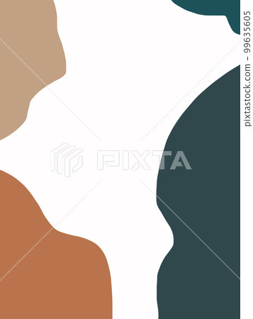 Modern and stylish poster templates with organic abstract shapes Modern and stylish poster templates with organic abstract shapes 99635605