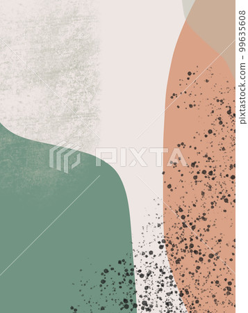 Modern and stylish poster templates with organic abstract shapes Modern and stylish poster templates with organic abstract shapes 99635608