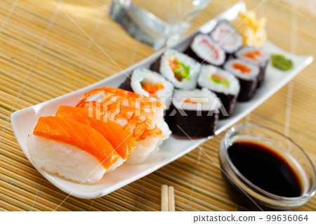 Set of different futomaki. Japanese cuisine 99636064