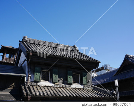 Koedo Kawagoe The scenery of an old private house with beautiful roofs Koedo Kawagoe The scenery of an old private house with beautiful roofs 99637004