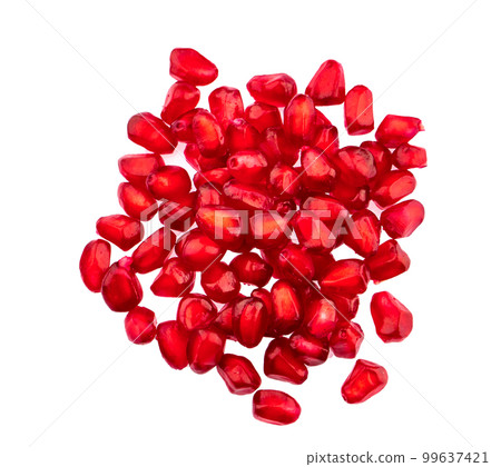 pomegranate isolated on white background 99637421