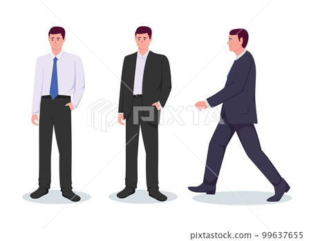 man in suit. businessman vector illustration 99637655