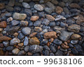 Rocky shapes on the beach. textures and patterns generated on the stones of the Ibiza. 99638106