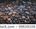 Rocky shapes on the beach. textures and patterns generated on the stones of the Ibiza. 99638108