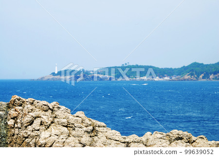 Looking at the cape from the offshore beach Looking at the cape from the offshore beach 99639052