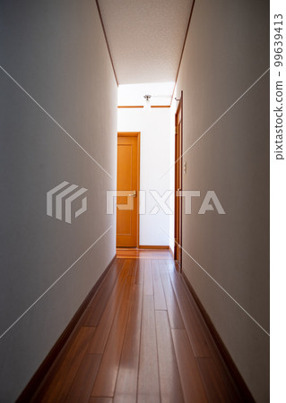 Hallway of housing 99639413