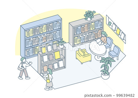 library. A space for reading and researching 99639482