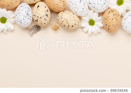 Easter eggs and flowers Easter eggs and flowers 99639846