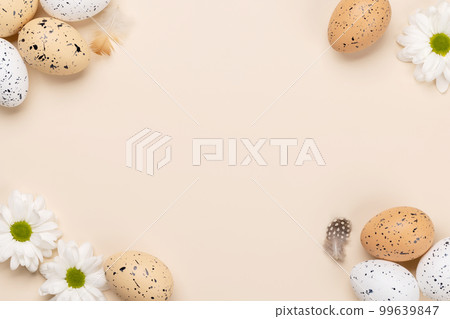 Easter eggs and flowers Easter eggs and flowers 99639847