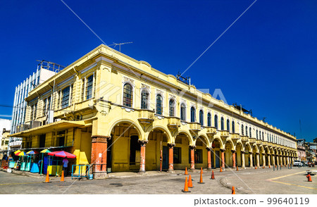 Traditional colonial architecture in San Salvador, the capital of El Salvador Traditional colonial architecture in San Salvador, the capital of El Salvador 99640119