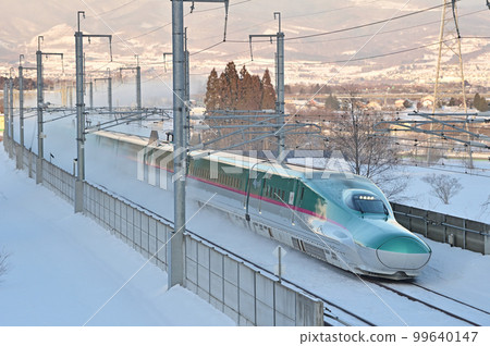 北海道新幹線 Shin-Hakodate Hokuto - Kikonai JR East E5 系列 U13 隊形（仙台）Hayabusa 99640147