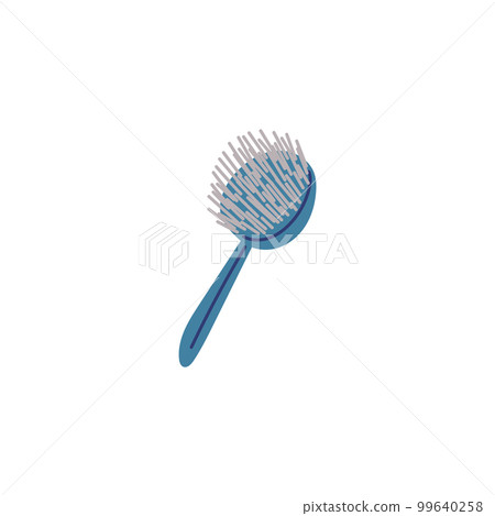 Pets groomer comb or brush vector illustration isolated on white background. 99640258