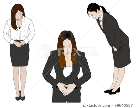business woman apology business woman apology 99640597