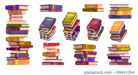 Books stacks and piles for study and read Books stacks and piles for study and read 99641264