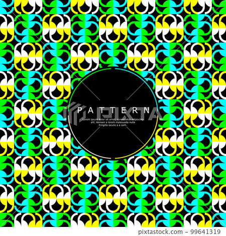 Modern colorful tube line ornate seamless pattern. Fun capsule curve pattern. Modern colorful tube line ornate seamless pattern. Fun capsule curve pattern. 99641319