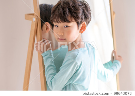 春季兒童生活方式表達健康 99643073