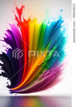 Exploding dust ink art Exploding dust ink art 99643623