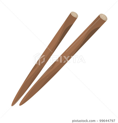 矢量圖的牛蒡。 矢量圖的牛蒡。 99644797