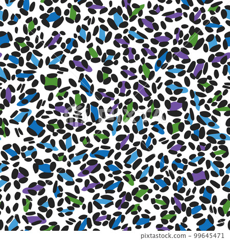 Multicolor leopard print skin vector illustration design. 99645471