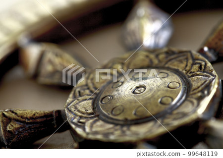 Edo Period Dharma Wheel (Rinho) Close-up Esoteric Buddhism ritual implements 99648119