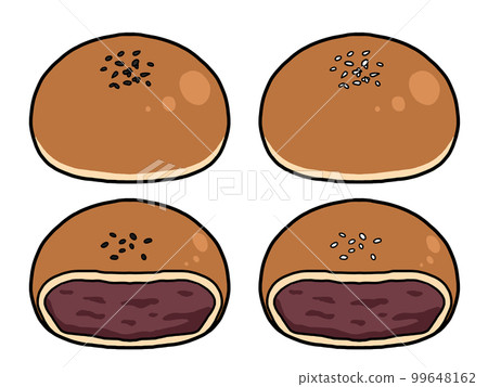 Anpan illustration 99648162