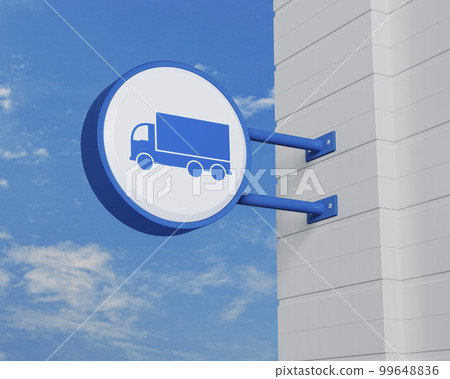 Business transportation service concept, 3D rendering Business transportation service concept, 3D rendering 99648836