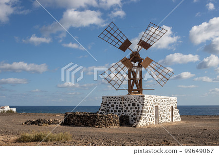 Windmill in Puerto Lajas, Fuerteventura Windmill in Puerto Lajas, Fuerteventura 99649067