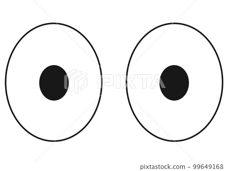 眼睛直視前方的插圖 眼睛直視前方的插圖 99649168