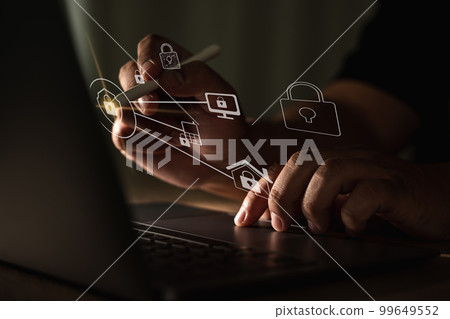 CYBER SECURITY Business technology Antivirus Alert Protection Security and Cyber Security Firewall Cybersecurity and information technology 99649552