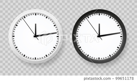 Realistic Office Clock Set 99651178