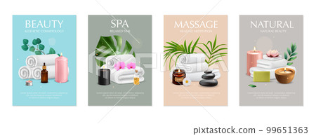Spa Realistic Posters Collection 99651363