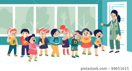 Children Diseases Illustration 99651615