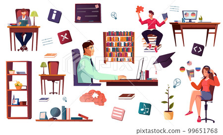 Self Education Icons Collection Self Education Icons Collection 99651768