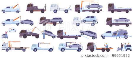 Tow Truck Flat Set Tow Truck Flat Set 99651932
