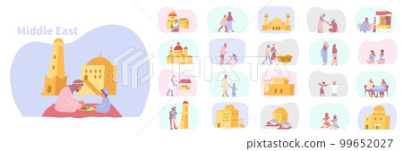 Arab City Composition Set 99652027