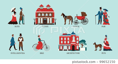 Victorian Era Compositions Set Victorian Era Compositions Set 99652150