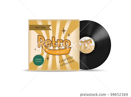 Vinyl Record Covers Mockup Realistic Composition 99652169