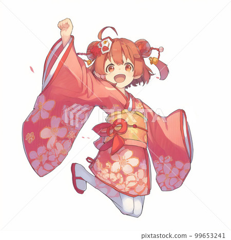 穿著櫻花和服的女孩 1 99653241
